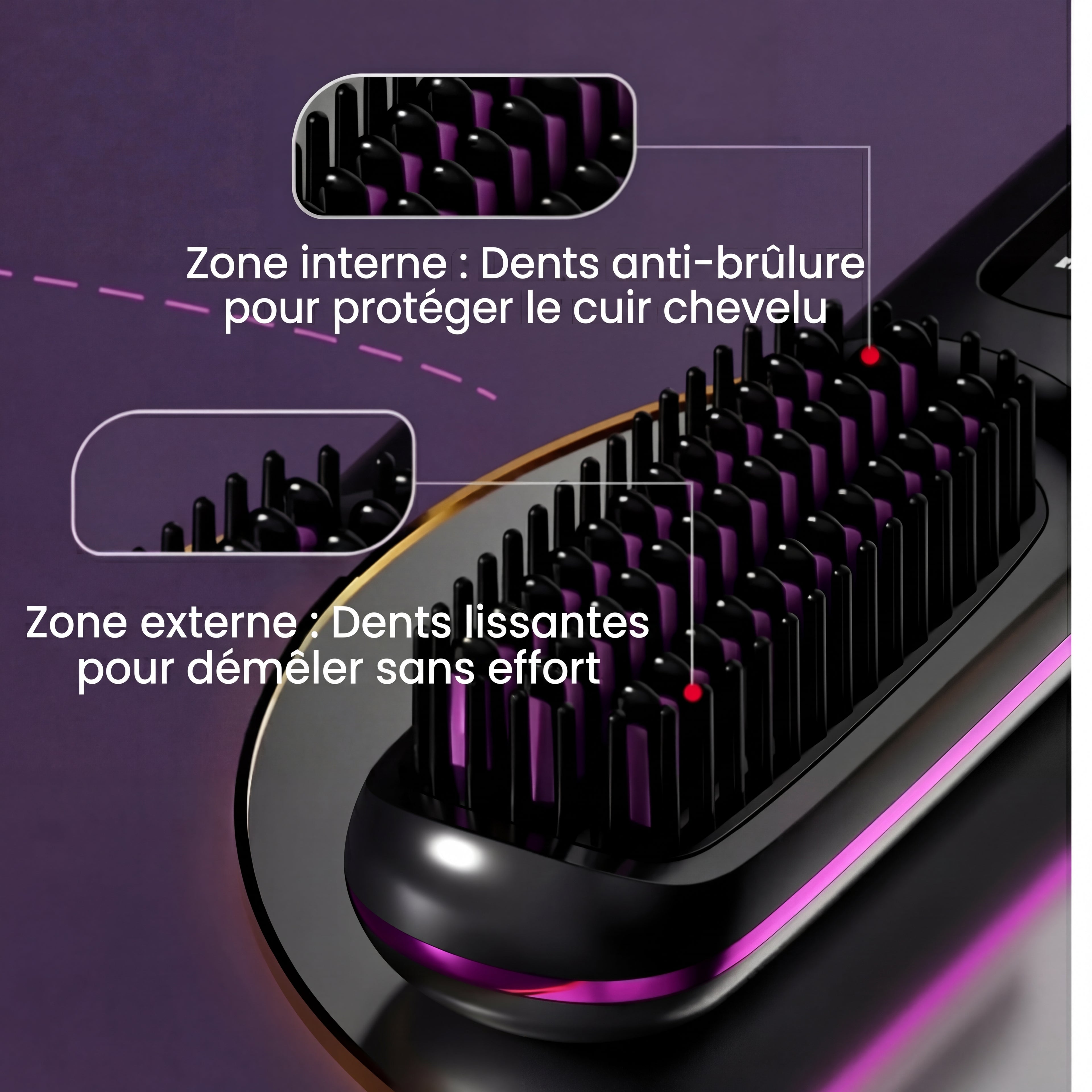 Brosse Coccolì pour Cheveux Courts
